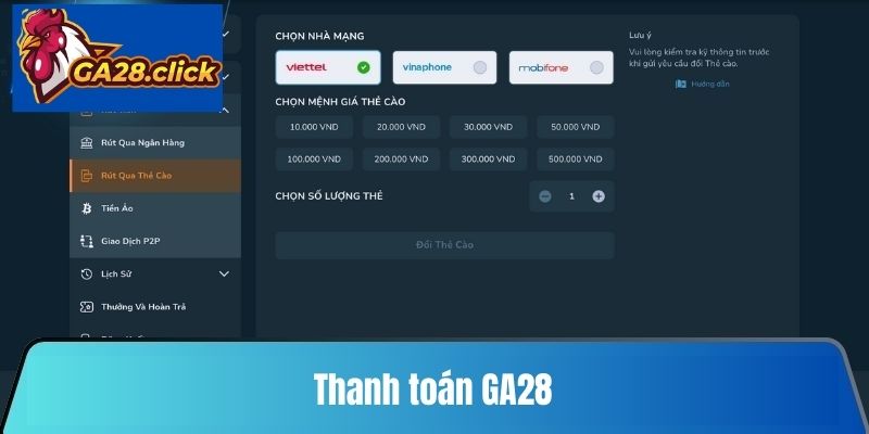 Thanh toán GA28